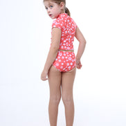 Paws in Bloom Tankini -girls two piece swimsuit