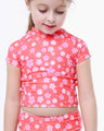 Paws in Bloom Tankini -girls two piece swimsuit