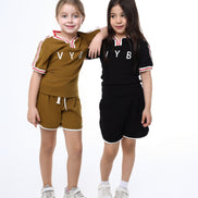 Retro Active Top & Short Set in Caramel Kick 🤎 