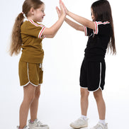 Retro Active Top & Short Set in Caramel Kick 🤎 