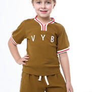 Retro Active Top & Short Set in Caramel Kick 🤎 